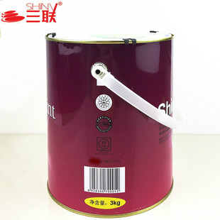 三联漆水性木器漆 家具橱柜门窗翻新白漆大红中黄清漆彩色漆