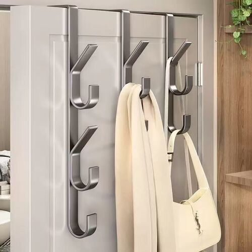 Door Hanger Clothes Hanging Carbon Steel Sturdy Over The Doo