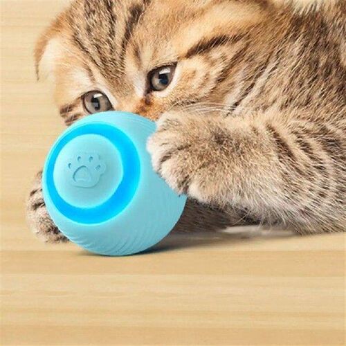Teasing Cat Toy Usb Rechargeable Cat Toy Ball with Led