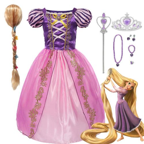 2024 Girls Rapunzel Princess Dress Kid Costume Dresses Child