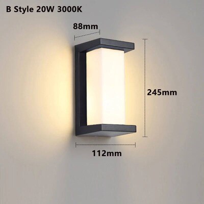 Led Outdoor Wall Light Waterproof IP65 Motion Sensor Led Out