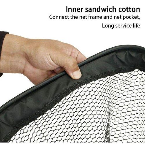 Folding Fishing Landing Net Floating Fishing Net EVA Handle