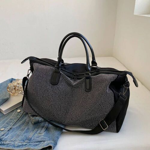 Tiptoegirls New Fashion Rhinestone Travel Bags Large Capacit