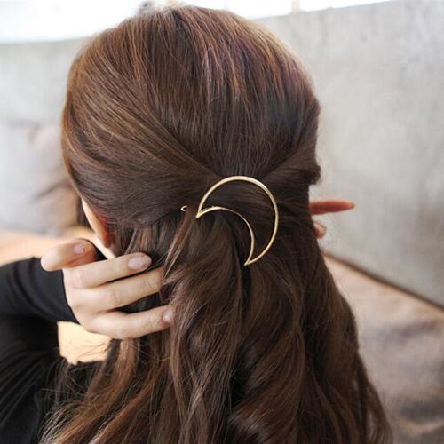 Fashion Metal Leaf Hair Clip Barrettes Hairpin Barrette Hair
