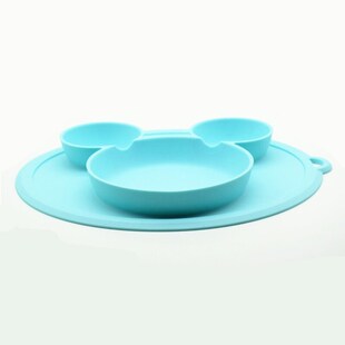 Bowl Feed Kids Free BPA Suction Baby Silicone with for Plate