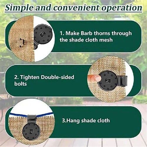 100pcs Sun Shade Net Clip Garden Tools Greenhouse Shade