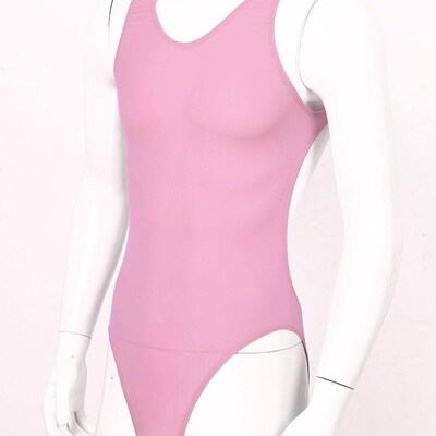 Men Sissy  less Cutout One-piece Thong Lingeri