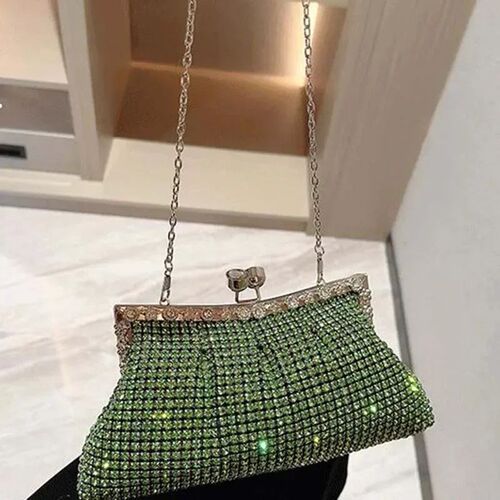 Luxury Rhinestone Evening Clutch Bag Dress Wedding Bride Han