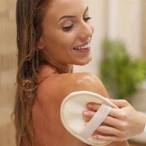 Newest Natural Bath Loofah Sponge Brush Natural Washcloth