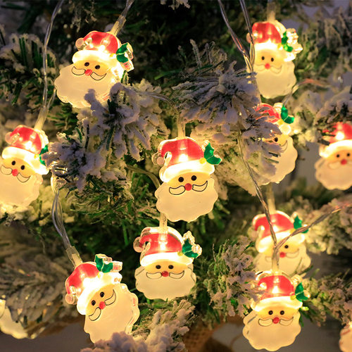 LED Santa sled snowman Christmas tree decoration string of l