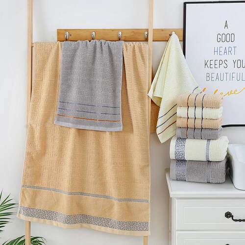 3Pcs Luxury Hotel Cotton Bath Towel Set Hand Face Towel 浴巾