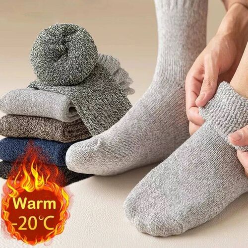 5 Pair Winter Warm Men Sock thick Male Women Sock Super Th