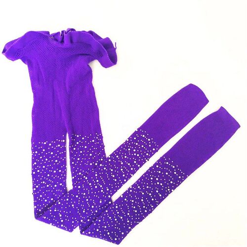 New Kid Girls Mesh Fishnet Net Pantyhose Tights Sequins Rhin