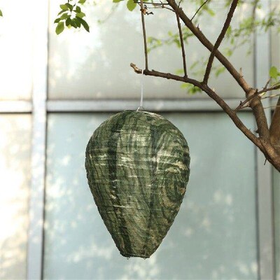 Wasp Nest Decoy Waterproof Outdoor Fake Wasp Nest Non-Toxic