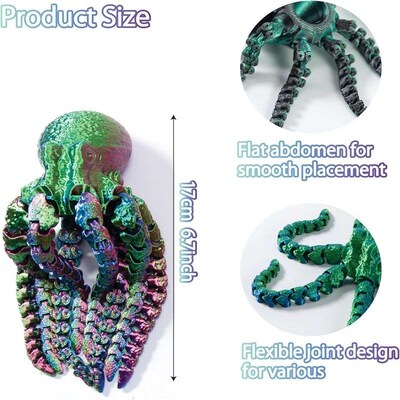 3d printed toys Octopus Fidget Animal Desk toy Easter Gifts