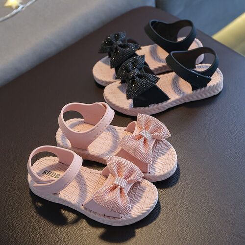 Childrens Summer Sandals Baby Girls Cute Princess Shoes Non