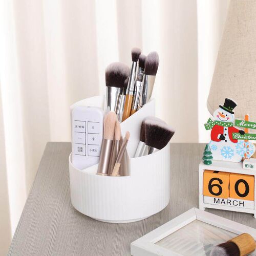 Large Capacity 360-Degree Rotating Round Multi-Section Pen H