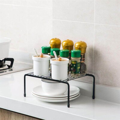Kitchen Storage Rack Closet Shelf Dish Drying Rack Spice Jar