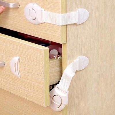 5Pcs/Lot Creative Baby Safety Lock Plastic Drawer Door Cabin