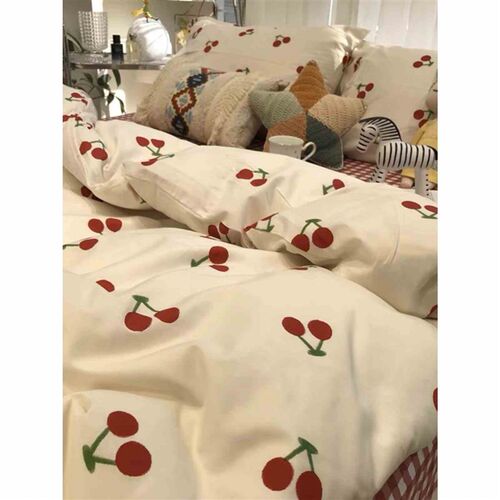 4pc bedsheet set bed sheet quilt blanket duvet cover sets