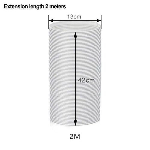150CM/200CM Flexible Air Conditioner Exhaust Pipe Vent Hose