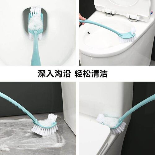Creative Bathroom Toilet Brush Set, New Long-Handle Design f
