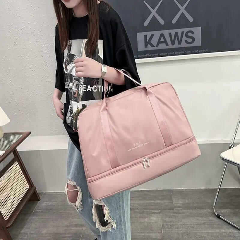 Travel Waterproof Duffel Gym Tote Bag Weekender Carry on Ove图片