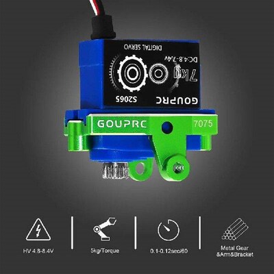 Digital Servo RC Servo Micro Servo Motor W/ Servo Mount