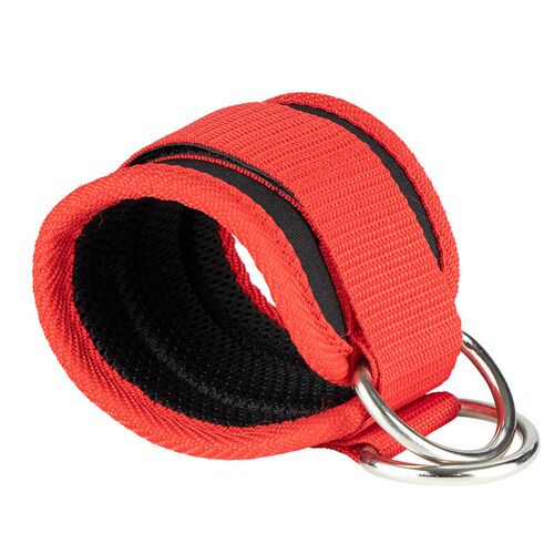 Gym Ankle Straps Double D-Ring Adjustable Neoprene Padded Cu