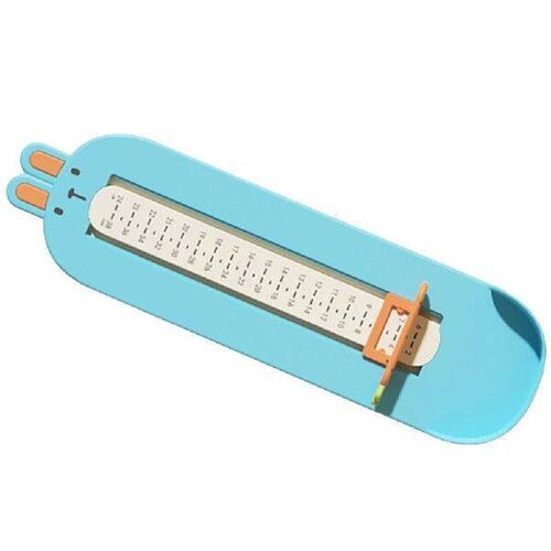 Childrens Foot Measuring Device Kids Tools Gauge Blue Abs