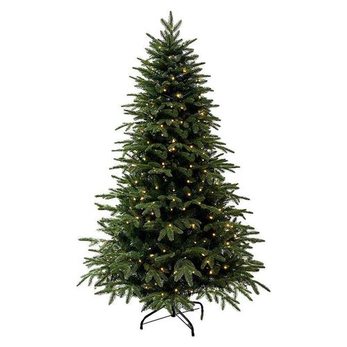 Christmas tree encrypted with lights Christmas decoration