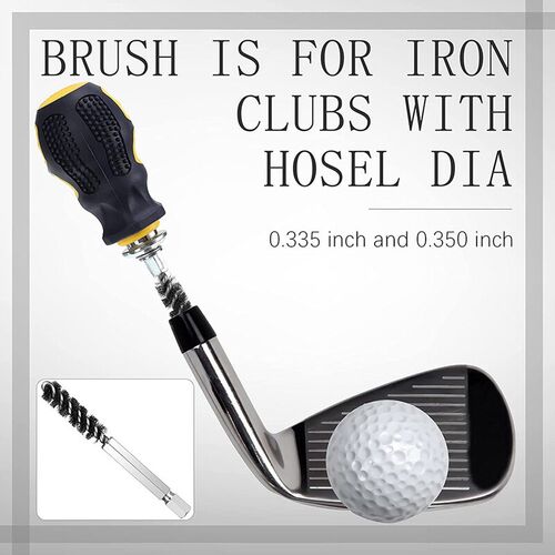 Golf Clubs Head Hosel Brush Golf Club Brush Wire Brush Clean