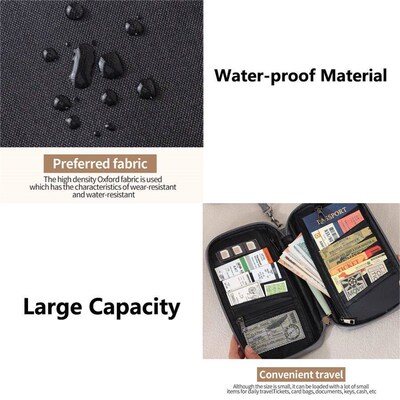 Paport Holder Bag Family Rfid Blocking Paport Wallet Travel