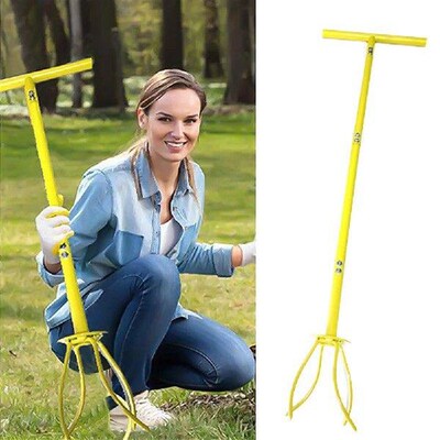 Manual Twist Tiller Height Adjustable Garden Claw Twist