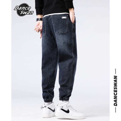 Harlan Jeans Mens Autumn and Winter Fashionable Loose Large