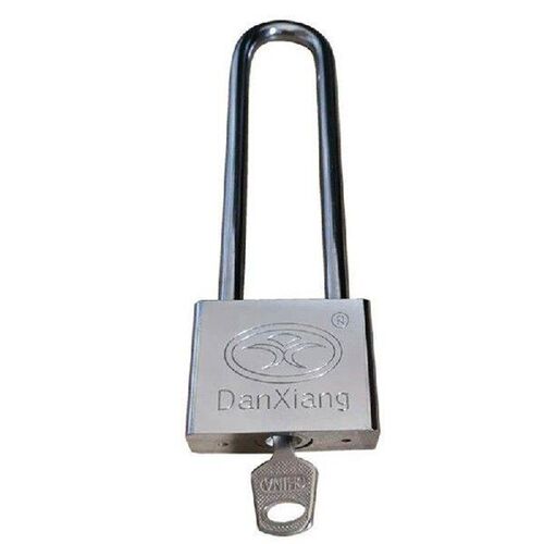 Electroplated Iron Long Shackle Keyed Pad With 3 Key