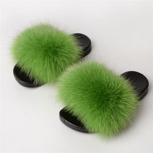 Cute Furry Slippers for Kids in 2025 Fox Fur Style Homewear