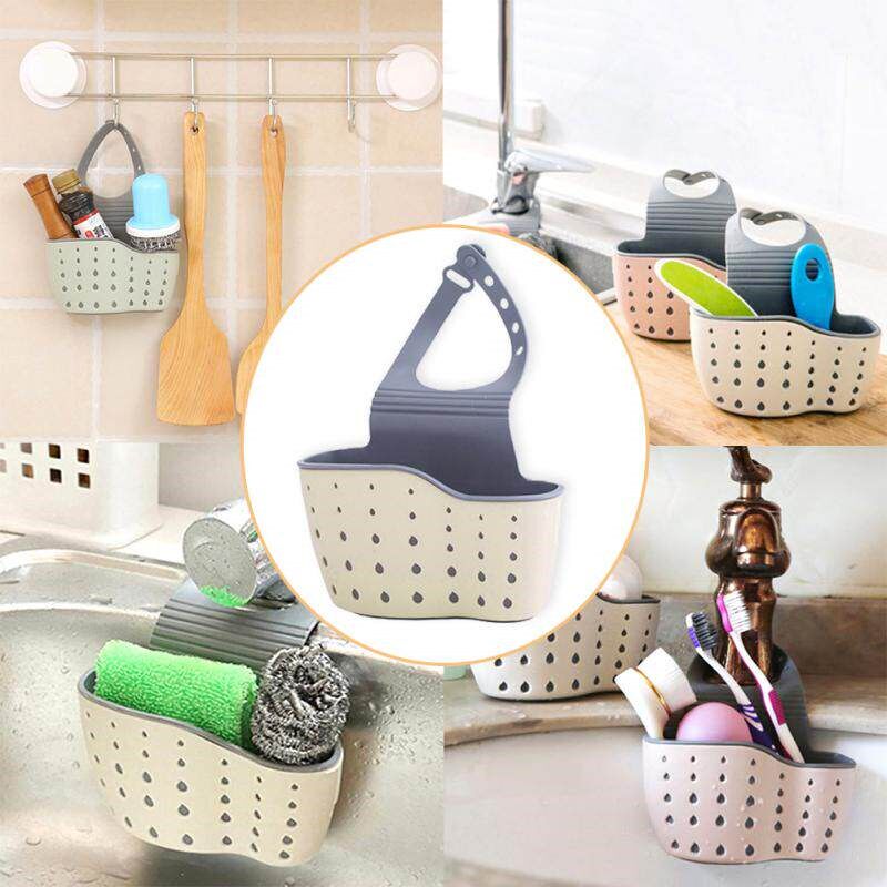 Kitchen Accessories Sink Soap Sponge Holder Utensils Organiz图片