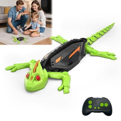 Magic Climber! RC Wall Climbing Lizard Robot Toy, Remote Con