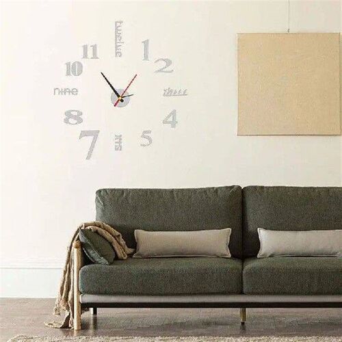 Modern DIY Punch-Free Wall C 3D Number DIY Acrylic Wall
