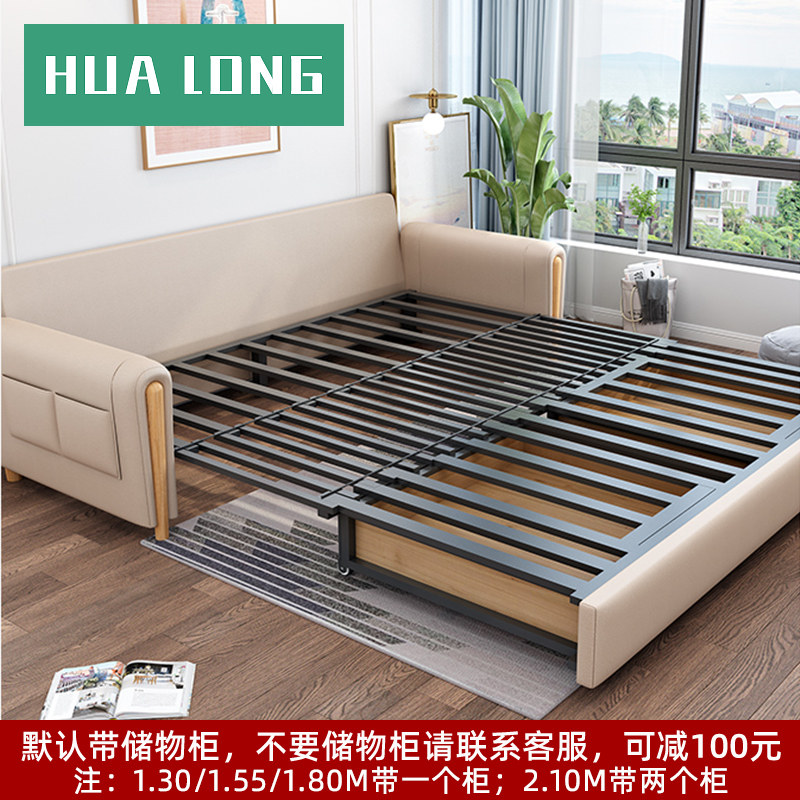 可折叠科技布沙发床多功能两用小户型抽拉式沙发床客厅2021年新款