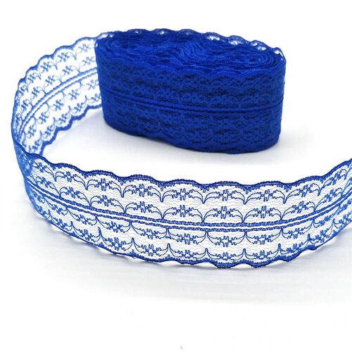 New 10 Yards White Lace Ribbon 45MM Width Lace Trim Fabric D