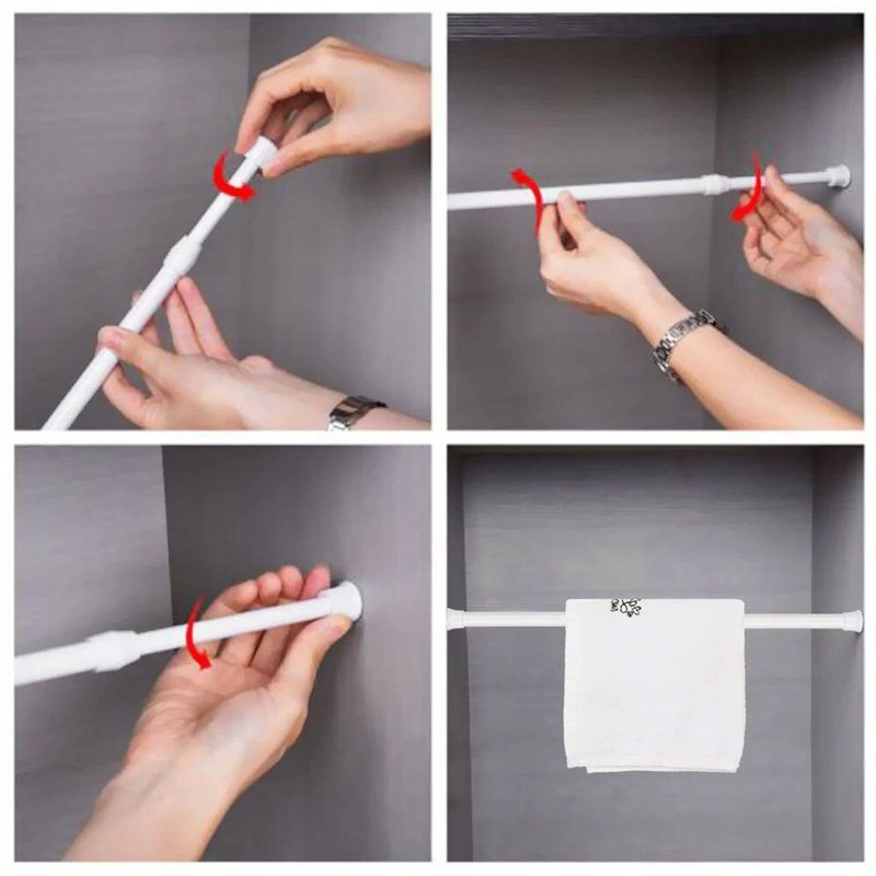 Adjustable Multi Purpose Spring Loaded Extendable Sticks Bat - 实物图