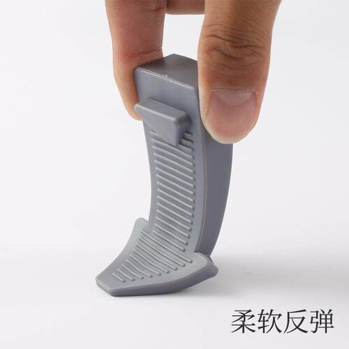 Door stopper for preventing door collisions, top door safety