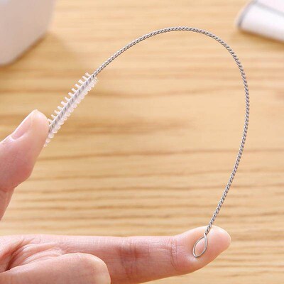 Manufacturer wholesale stainless steel straw cleaning brushe