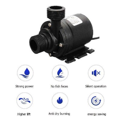 DC 12V/24V Submersible Water Pump Waterproof Immersible