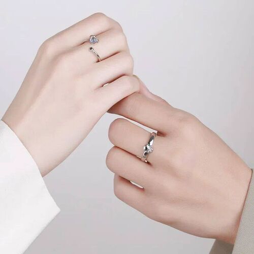 New Rings for Women Fashion Charm Happy Space Planet Astrona