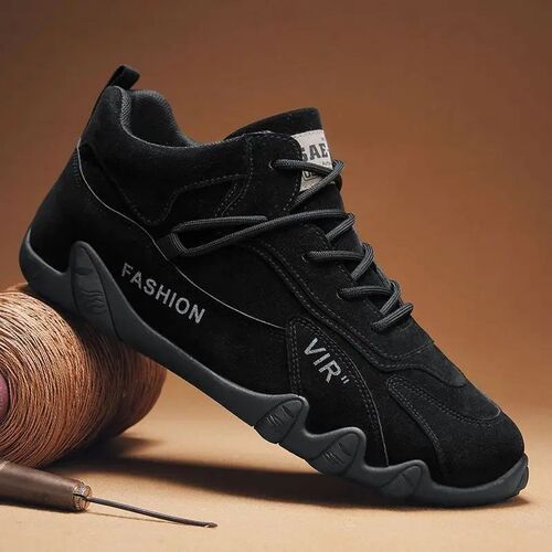 Ankle Boots for Men Casual Plush Warm Snow Boots Winter Snea