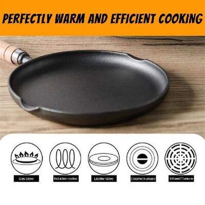 9/10 Inch Cast Iron Skillet With Handle Frying Pan Fry Pan