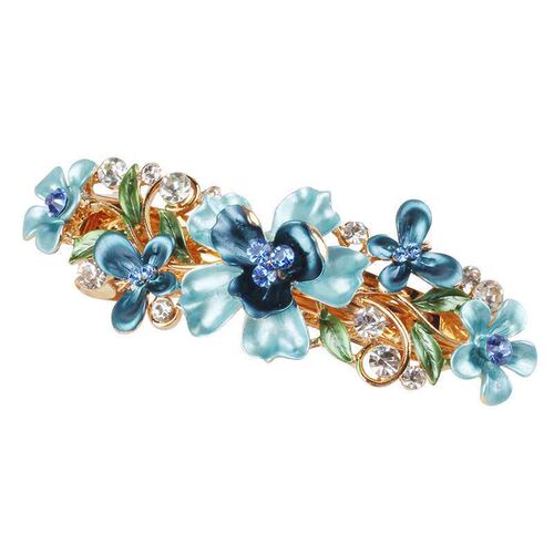 Alloy Womens Butterfly Hairpin Baking Paint Flower Hair Acc